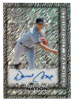 2025 Leaf Baseball Nation 2025 David Cone auto 7/8