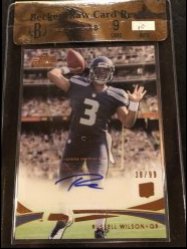 2012 Topps Topps Prime Rookie Autographs Copper #78 Russell Wilson