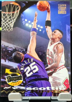 1993-94 Topps Stadium Club Scottie Pippen Frequent Flyers