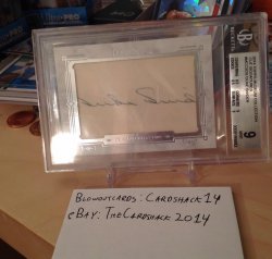 2014 Topps Museum Collection Duke Snider Cut Auto 1/1