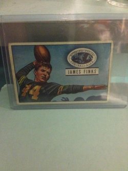 1951 Bowman  James finks steelers