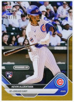 2025 Topps Now Road to Opening Day Gold Kevin Alcantara