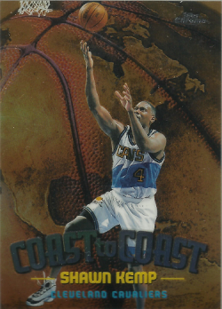 1998 Topps Chrome Shawn Kemp Coast to Coast