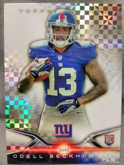 2014 Topps Platinum Odell Beckham Rookie XFractor 