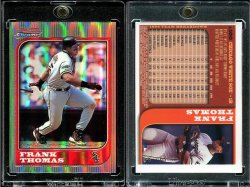 1997 Bowman Chrome Refractor Frank Thomas