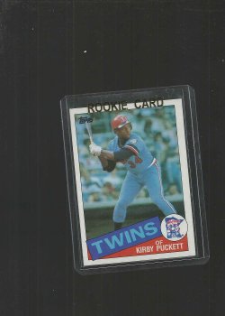 1985 Topps topps KIRBY PUCKETT TOPPS BASE RC CARD