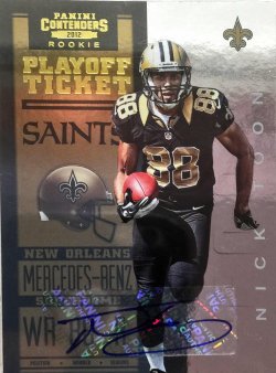 2012  Playoff Contender Nick Toon Playoff Ticket