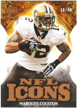    2009 NFL Icons Colston /40