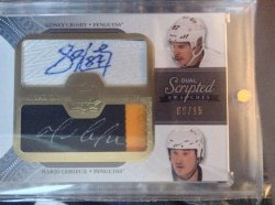 2013 Upper Deck The Cup Sid/Mario duel auto