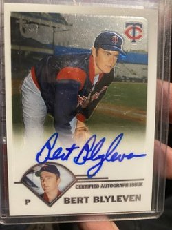 2003 Topps retired blyleven