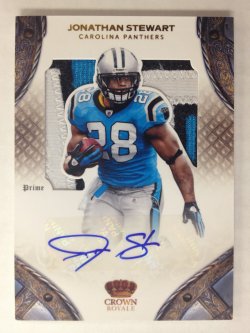 2011  Crown Royale Jonathan Stewart Silhouette Patch Auto 2/5