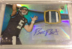 2014 Topps Chrome Blake Bortles Rookie Patch Autograph