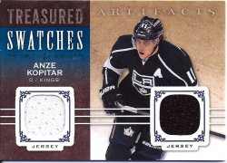 2014-15 Upper Deck Artifacts Treasured Swatches Dual Jersey Anze Kopitar 