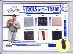 2005 Playoff Absolute Memorabilia Tools of the Trade Swatch Six Lance Berkman