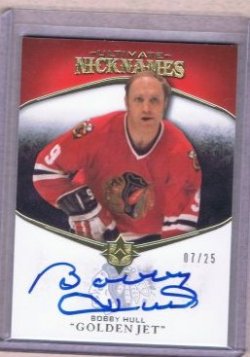 2010 Upper Deck Ultimate Bobby Hull Ultimate Nicknames UN-GJ