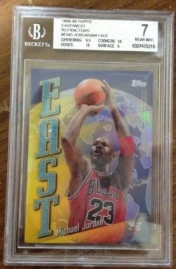 1998 Topps Topps Michael Jordan/Kobe Bryant East/West Refractor 