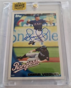 2015 Topps Archives Signature Series: Omar Vizquel {2010 Topps}