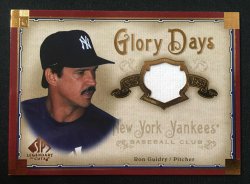 2005 Upper Deck SP Legendary Cuts Glory Days Material #RG Ron Guidry Pants