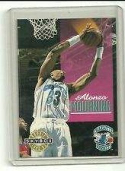    Alonzo Mourning RC 1992-93 Skybox #332 Charlotte Hornets *0003