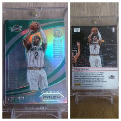 12-13  Panini prizm  kyrie irving downtown bound green 