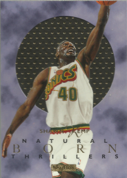 1996 Fleer Skybox Shawn Kemp Natural Born Thrillers