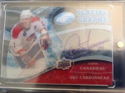 2009 Upper Deck Ice  Glacial graphs 
