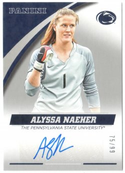 2016 Panini Penn State Autographs Silver Alyssa Naeher