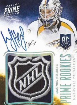 Panini Prime Magnus Hellberg Prime Rookie Shield