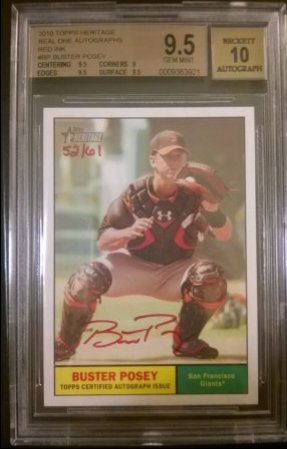 Buster Posey rookie autos - Blowout Cards Forums