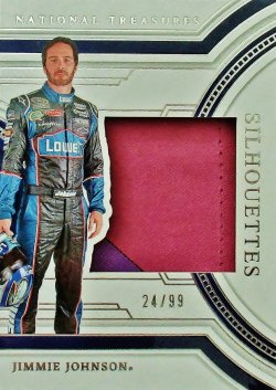 2024 Panini National Treasures Racing Silhouettes (firesuit)  Jimmie Johnson