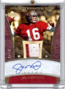 2006 Upper Deck Exquisite  Joe Montana