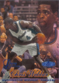 1997-98 Fleer Flair Showcase Legacy Collection Row 2 Chris Webber #ed 78/100