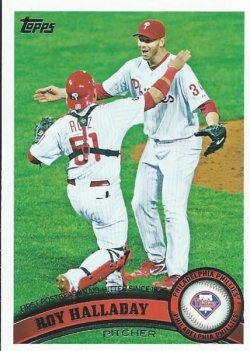 2011 Topps  Roy Halladay No Hitter card