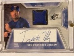 2001 Upper Deck spx  prospect jersey auto hafner