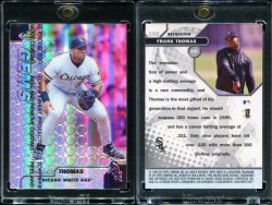 1999 Topps Finest Refractor Gems Frank Thomas