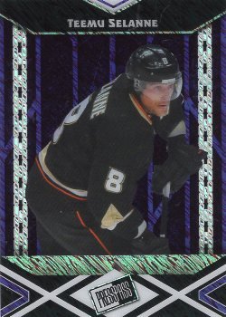 2024 Leaf Collective Press Pass Base Shimmer Purple Selanne