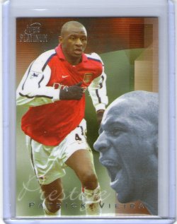 2001  Futera Platinum Prestige Patrick Vieira