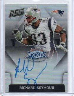 2023 Panini Super Bowl Signatures Autographs Richard Seymour XXXIX