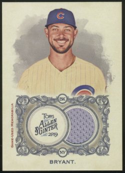 2019 Topps Allen & Ginter Relics Kris Bryant