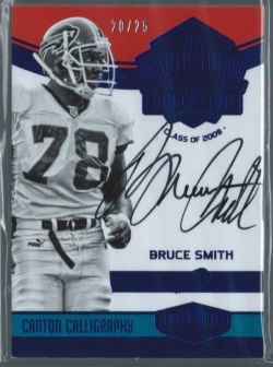    2016 Plates and Patches Bruce Smith Autograph