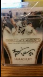 2016 Panini Immaculate moments Brian urlacher auto 7/15