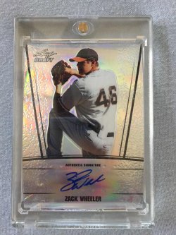 2011 Leaf Leaf Draft Zack Wheeler Rookie Auto