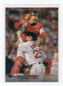 2023 Topps Stadium Club Black Foil Jason Varitek