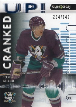 2022/23 Upper Deck Synergy Cranked Up Blue Selanne