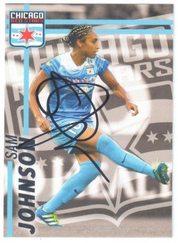 2016  Chicago Red Stars Team Set Sam Johnson IP Auto