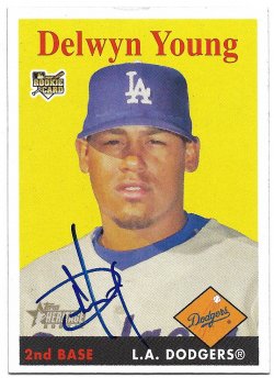 2007 Topps Heritage IP Delwyn Young 6/23/22