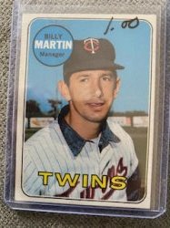 1969 Topps topps billy martin