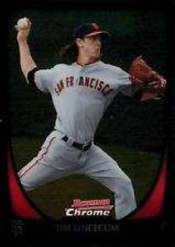    Tim Lincecum – San Francisco Giants 2011 Bowman Chrome Refractors #125 *0005