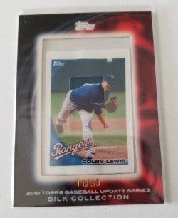 2010 Topps Baseball Update Series (SILK COLLECTION): Colby Lewis