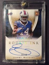 2014 Panini Immaculate #3 Sammy Watkins "Rookie Ink - Gold" (07/10)